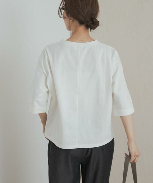 URBAN RESEARCH DOORS / アーバンリサーチ ドアーズ Tシャツ | 『UR TECH』ドルマンロールスリーブTシャツ | 詳細12