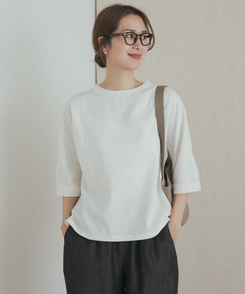 URBAN RESEARCH DOORS / アーバンリサーチ ドアーズ Tシャツ | 『UR TECH』ドルマンロールスリーブTシャツ | 詳細14