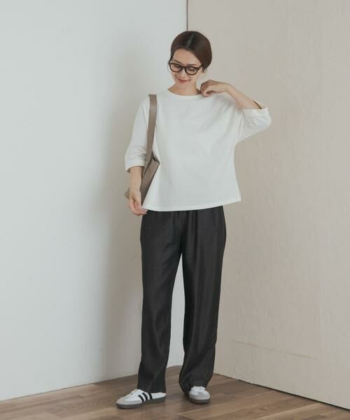 URBAN RESEARCH DOORS / アーバンリサーチ ドアーズ Tシャツ | 『UR TECH』ドルマンロールスリーブTシャツ | 詳細16