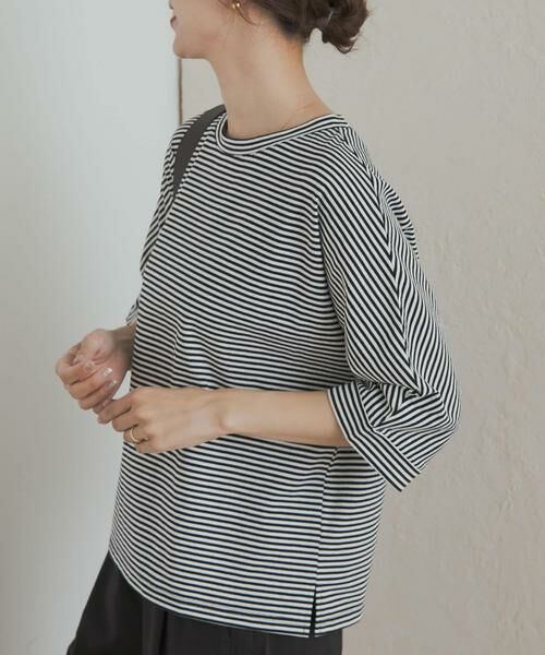 URBAN RESEARCH DOORS / アーバンリサーチ ドアーズ Tシャツ | 『UR TECH』ドルマンロールスリーブTシャツ | 詳細19