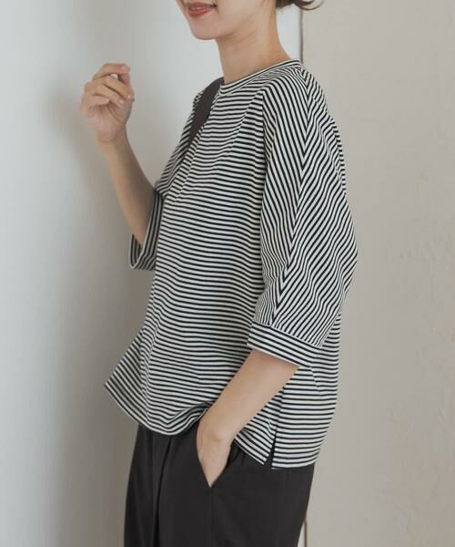 URBAN RESEARCH DOORS / アーバンリサーチ ドアーズ Tシャツ | 『UR TECH』ドルマンロールスリーブTシャツ | 詳細20