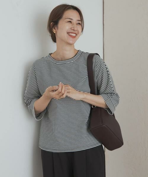 URBAN RESEARCH DOORS / アーバンリサーチ ドアーズ Tシャツ | 『UR TECH』ドルマンロールスリーブTシャツ | 詳細23