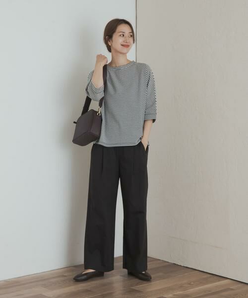 URBAN RESEARCH DOORS / アーバンリサーチ ドアーズ Tシャツ | 『UR TECH』ドルマンロールスリーブTシャツ | 詳細24