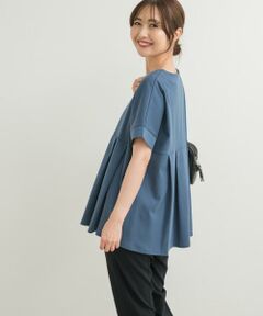 URBAN RESEARCH DOORS / アーバンリサーチ ドアーズ Tシャツ | シルケットコットンウエスト切替プルオーバー