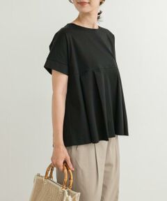 URBAN RESEARCH DOORS / アーバンリサーチ ドアーズ Tシャツ | シルケットコットンウエスト切替プルオーバー