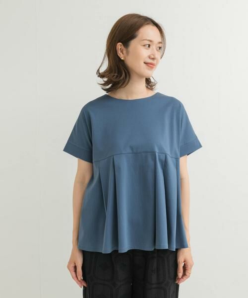 URBAN RESEARCH DOORS / アーバンリサーチ ドアーズ Tシャツ | シルケットコットンウエスト切替プルオーバー | 詳細10