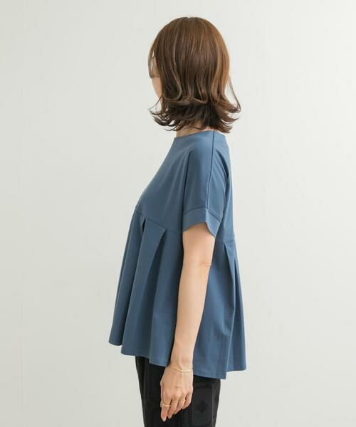 URBAN RESEARCH DOORS / アーバンリサーチ ドアーズ Tシャツ | シルケットコットンウエスト切替プルオーバー | 詳細11