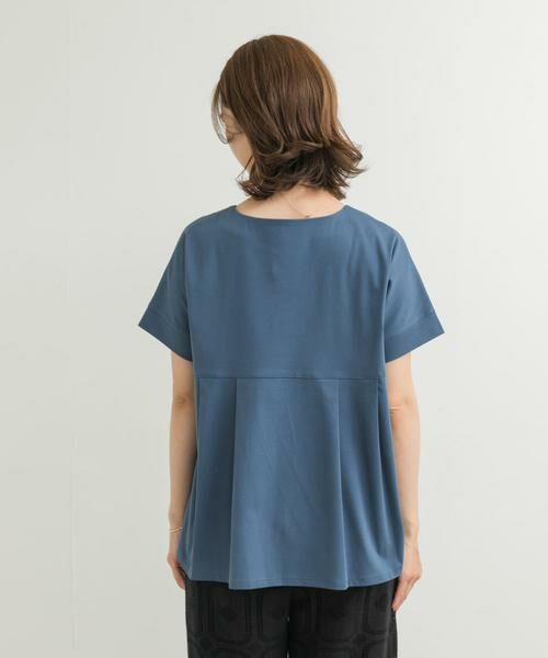 URBAN RESEARCH DOORS / アーバンリサーチ ドアーズ Tシャツ | シルケットコットンウエスト切替プルオーバー | 詳細12