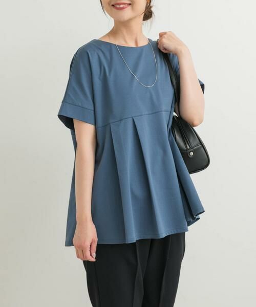 URBAN RESEARCH DOORS / アーバンリサーチ ドアーズ Tシャツ | シルケットコットンウエスト切替プルオーバー | 詳細5