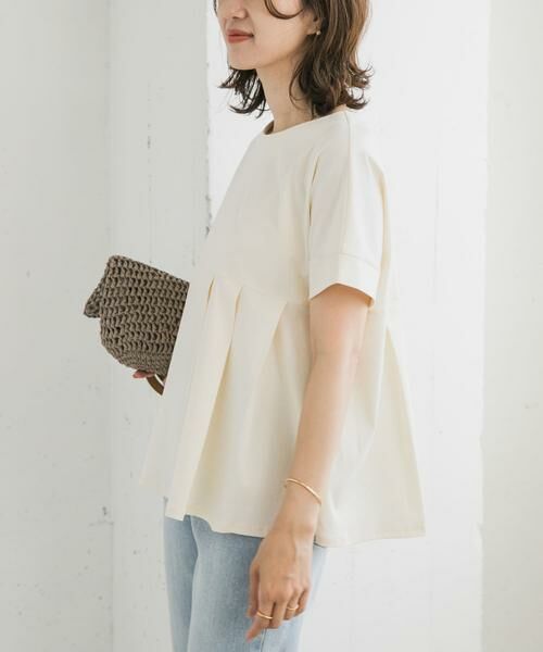 URBAN RESEARCH DOORS / アーバンリサーチ ドアーズ Tシャツ | シルケットコットンウエスト切替プルオーバー | 詳細20