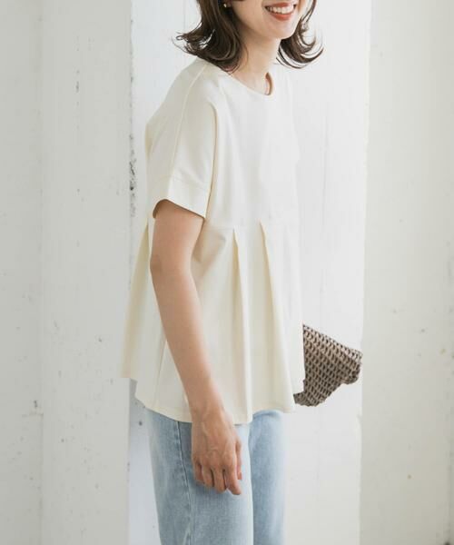 URBAN RESEARCH DOORS / アーバンリサーチ ドアーズ Tシャツ | シルケットコットンウエスト切替プルオーバー | 詳細21