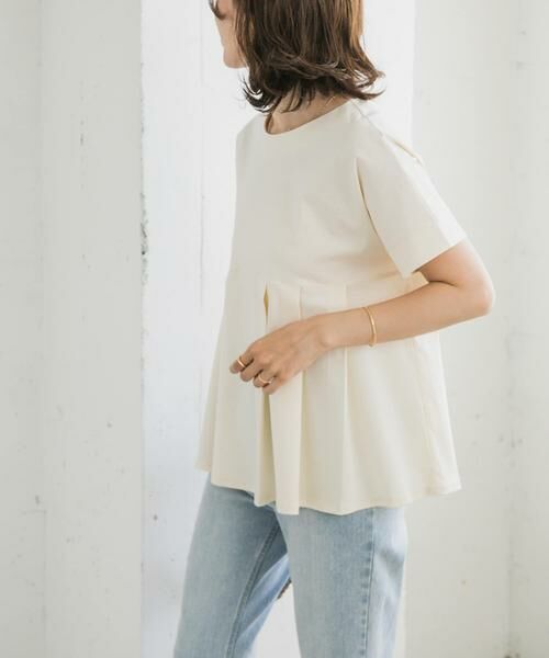 URBAN RESEARCH DOORS / アーバンリサーチ ドアーズ Tシャツ | シルケットコットンウエスト切替プルオーバー | 詳細23