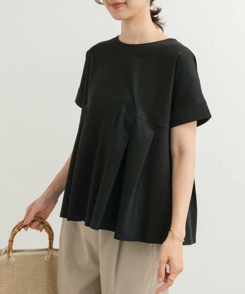 URBAN RESEARCH DOORS / アーバンリサーチ ドアーズ Tシャツ | シルケットコットンウエスト切替プルオーバー | 詳細28