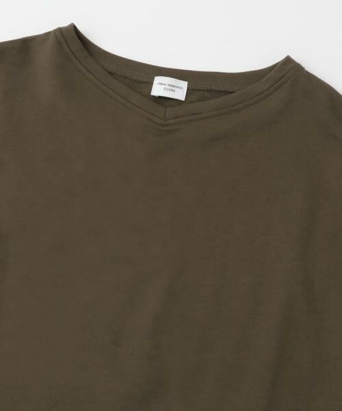 URBAN RESEARCH DOORS / アーバンリサーチ ドアーズ Tシャツ | 『UR GREEN』ミニ裏毛変形プルオーバー | 詳細8