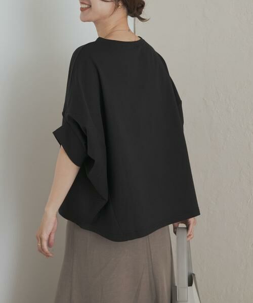 URBAN RESEARCH DOORS / アーバンリサーチ ドアーズ Tシャツ | 『UR GREEN』ミニ裏毛変形プルオーバー | 詳細15