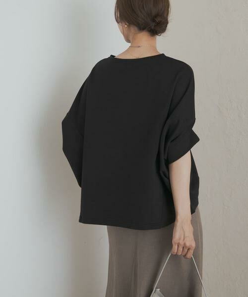 URBAN RESEARCH DOORS / アーバンリサーチ ドアーズ Tシャツ | 『UR GREEN』ミニ裏毛変形プルオーバー | 詳細16