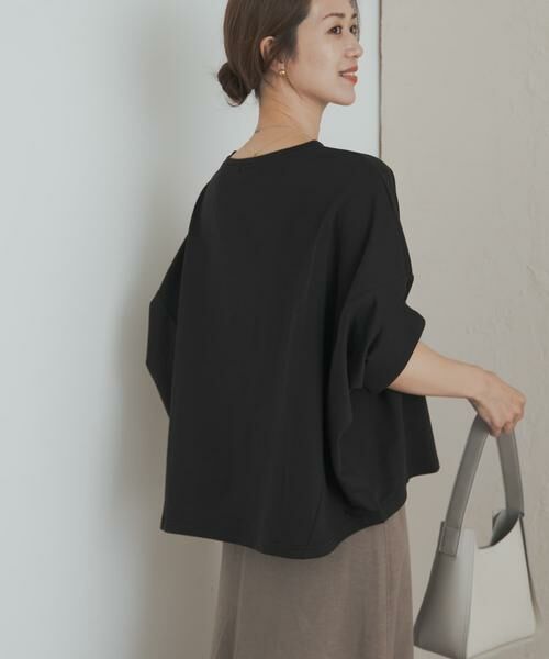 URBAN RESEARCH DOORS / アーバンリサーチ ドアーズ Tシャツ | 『UR GREEN』ミニ裏毛変形プルオーバー | 詳細17