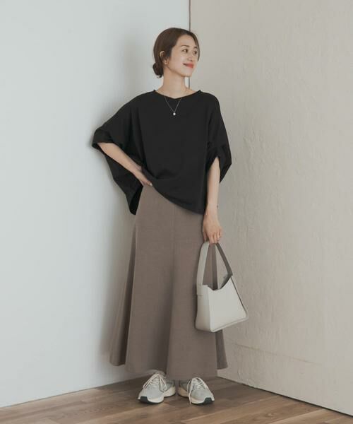 URBAN RESEARCH DOORS / アーバンリサーチ ドアーズ Tシャツ | 『UR GREEN』ミニ裏毛変形プルオーバー | 詳細19