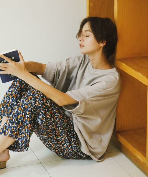 URBAN RESEARCH DOORS / アーバンリサーチ ドアーズ Tシャツ | 『UR GREEN』ミニ裏毛変形プルオーバー | 詳細23