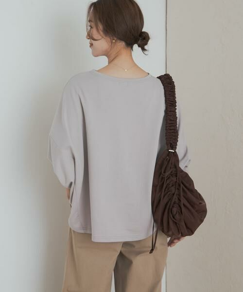 URBAN RESEARCH DOORS / アーバンリサーチ ドアーズ Tシャツ | 『UR GREEN』ミニ裏毛変形プルオーバー | 詳細26