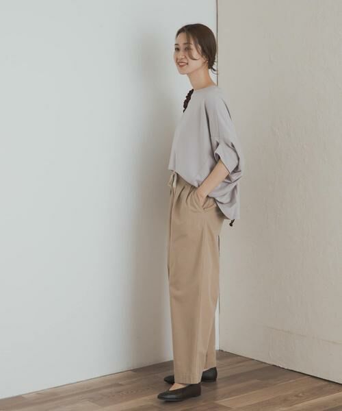 URBAN RESEARCH DOORS / アーバンリサーチ ドアーズ Tシャツ | 『UR GREEN』ミニ裏毛変形プルオーバー | 詳細29