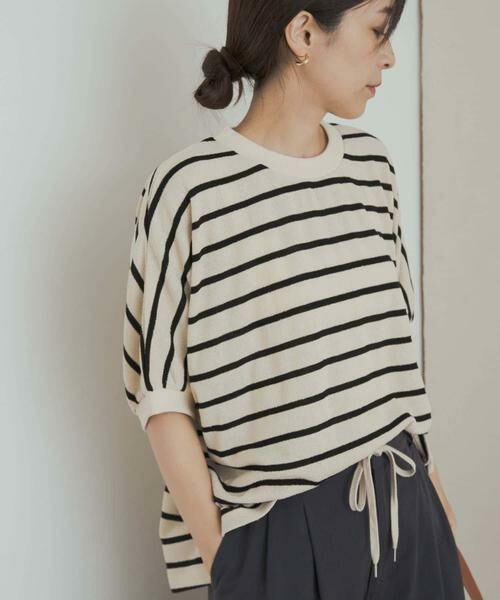 URBAN RESEARCH DOORS / アーバンリサーチ ドアーズ Tシャツ | ブークレボーダータックスリーブプルオーバー | 詳細5