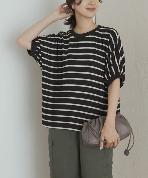 URBAN RESEARCH DOORS / アーバンリサーチ ドアーズ Tシャツ | ブークレボーダータックスリーブプルオーバー | 詳細15