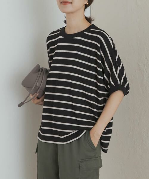 URBAN RESEARCH DOORS / アーバンリサーチ ドアーズ Tシャツ | ブークレボーダータックスリーブプルオーバー | 詳細16