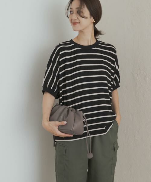 URBAN RESEARCH DOORS / アーバンリサーチ ドアーズ Tシャツ | ブークレボーダータックスリーブプルオーバー | 詳細17