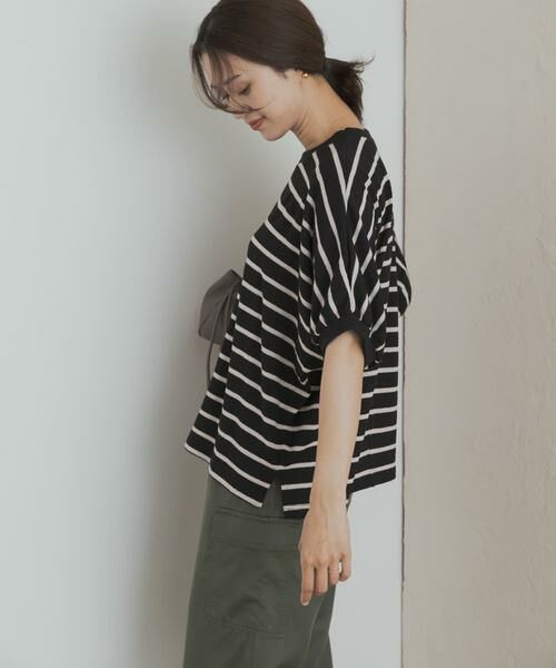 URBAN RESEARCH DOORS / アーバンリサーチ ドアーズ Tシャツ | ブークレボーダータックスリーブプルオーバー | 詳細18