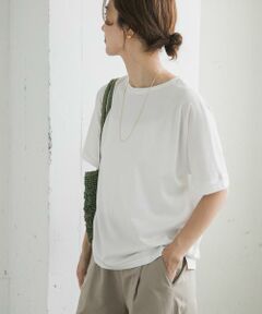 URBAN RESEARCH DOORS / アーバンリサーチ ドアーズ Tシャツ | 『UVカット/接触冷感 /マシンウォッシャブル』シルキーコットンロールスリーブプルオーバー