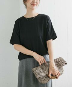 URBAN RESEARCH DOORS / アーバンリサーチ ドアーズ Tシャツ | 『UVカット/接触冷感 /マシンウォッシャブル』シルキーコットンロールスリーブプルオーバー