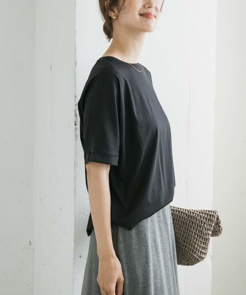 URBAN RESEARCH DOORS / アーバンリサーチ ドアーズ Tシャツ | 『UVカット/接触冷感 /マシンウォッシャブル』シルキーコットンロールスリーブプルオーバー | 詳細23