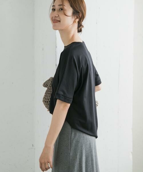 URBAN RESEARCH DOORS / アーバンリサーチ ドアーズ Tシャツ | 『UVカット/接触冷感 /マシンウォッシャブル』シルキーコットンロールスリーブプルオーバー | 詳細25