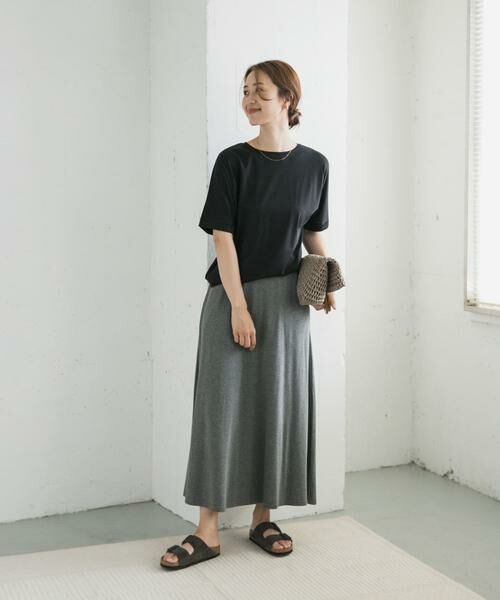 URBAN RESEARCH DOORS / アーバンリサーチ ドアーズ Tシャツ | 『UVカット/接触冷感 /マシンウォッシャブル』シルキーコットンロールスリーブプルオーバー | 詳細28