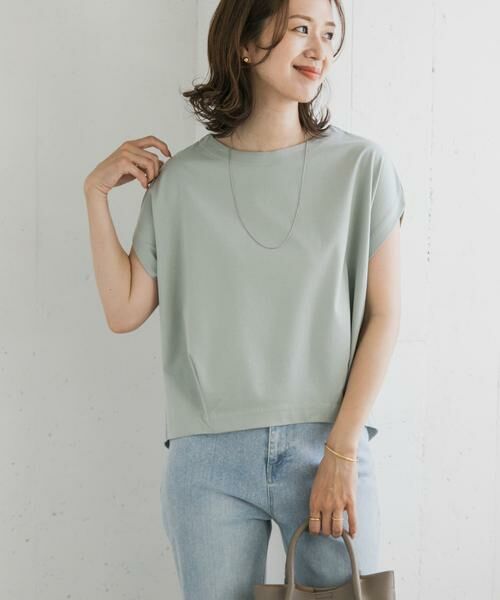 URBAN RESEARCH DOORS / アーバンリサーチ ドアーズ Tシャツ | コットンバックタックフレンチプルオーバー | 詳細1