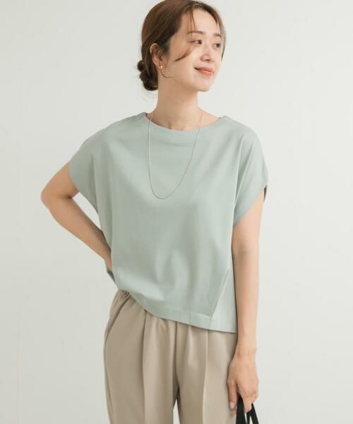 URBAN RESEARCH DOORS / アーバンリサーチ ドアーズ Tシャツ | コットンバックタックフレンチプルオーバー | 詳細13