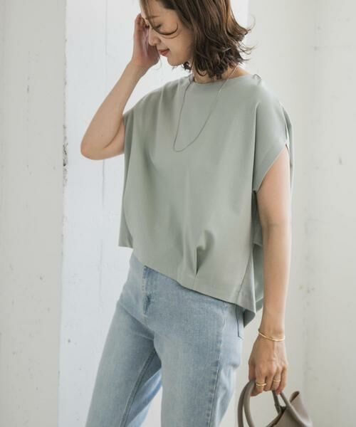 URBAN RESEARCH DOORS / アーバンリサーチ ドアーズ Tシャツ | コットンバックタックフレンチプルオーバー | 詳細2