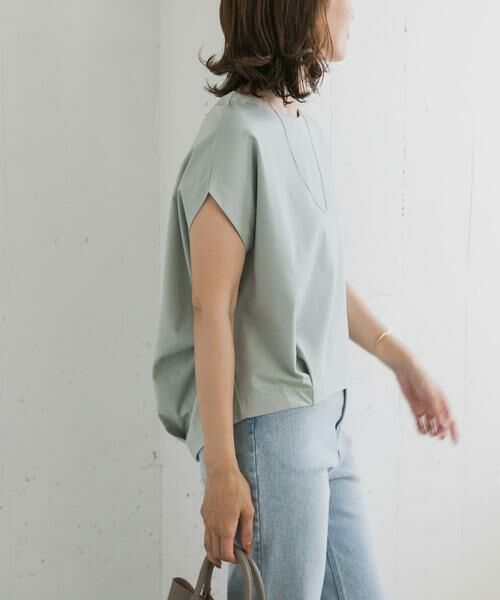 URBAN RESEARCH DOORS / アーバンリサーチ ドアーズ Tシャツ | コットンバックタックフレンチプルオーバー | 詳細4