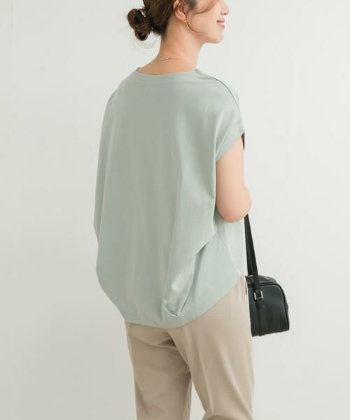 URBAN RESEARCH DOORS / アーバンリサーチ ドアーズ Tシャツ | コットンバックタックフレンチプルオーバー | 詳細9