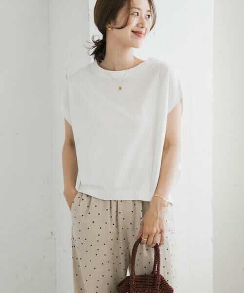 URBAN RESEARCH DOORS / アーバンリサーチ ドアーズ Tシャツ | コットンバックタックフレンチプルオーバー | 詳細28