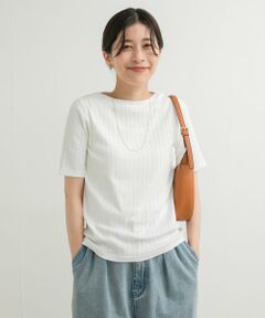 URBAN RESEARCH DOORS / アーバンリサーチ ドアーズ Tシャツ | 針抜き半袖カットソー