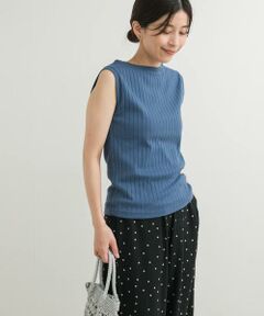 URBAN RESEARCH DOORS / アーバンリサーチ ドアーズ Tシャツ | 針抜きノースリーブカットソー