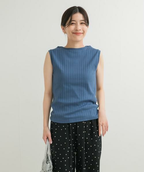 URBAN RESEARCH DOORS / アーバンリサーチ ドアーズ Tシャツ | 針抜きノースリーブカットソー | 詳細4