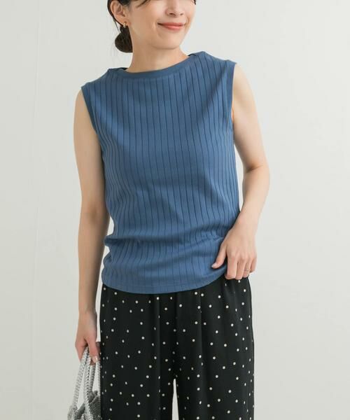 URBAN RESEARCH DOORS / アーバンリサーチ ドアーズ Tシャツ | 針抜きノースリーブカットソー | 詳細5