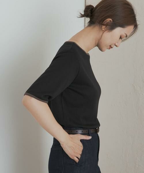 URBAN RESEARCH DOORS / アーバンリサーチ ドアーズ Tシャツ | 5分袖リンガーTシャツ | 詳細1