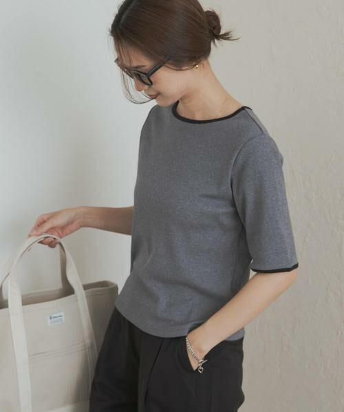 URBAN RESEARCH DOORS / アーバンリサーチ ドアーズ Tシャツ | 5分袖リンガーTシャツ | 詳細12