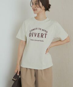 URBAN RESEARCH DOORS / アーバンリサーチ ドアーズ Tシャツ | ピグメントロゴTシャツ