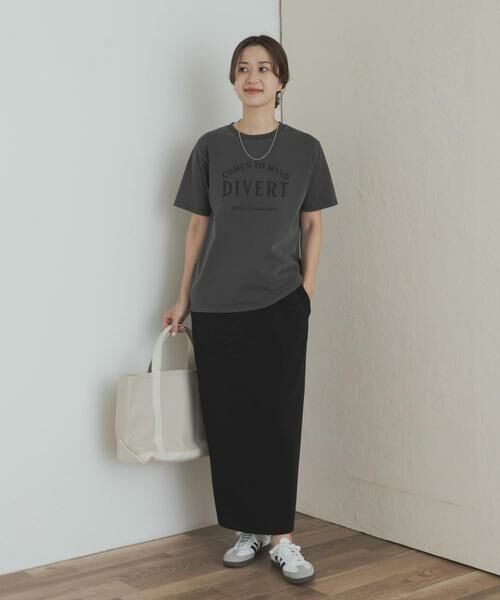 URBAN RESEARCH DOORS / アーバンリサーチ ドアーズ Tシャツ | ピグメントロゴTシャツ | 詳細7