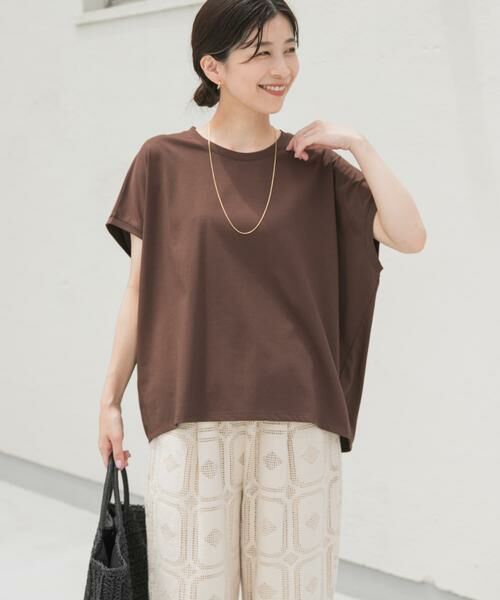 URBAN RESEARCH DOORS / アーバンリサーチ ドアーズ Tシャツ | 『UR TECH』汗染み防止ドルマンTシャツ | 詳細1